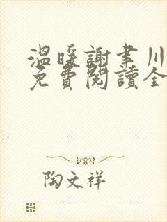 温暖谢聿川小说免费阅读全文无弹窗