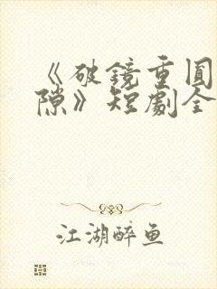 《破镜重圆终有隙》短剧全集在线观看