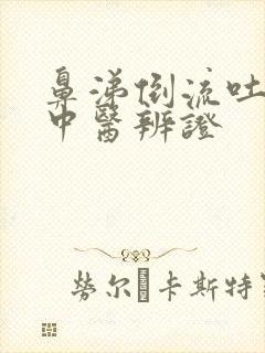 鼻涕倒流吐白痰中医辨证