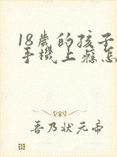 18岁的孩子玩手机上瘾怎么办