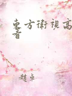 东方卫视高清回看