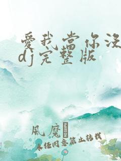 爱我当你没有说dj完整版