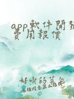 app软件开发费用报价