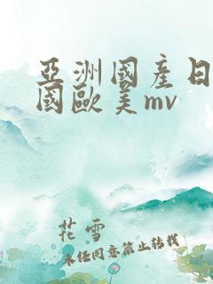 亚洲国产日本韩国欧美mv