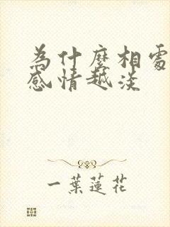 为什么相处越久感情越淡