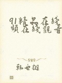 91精品在线视频在线观看