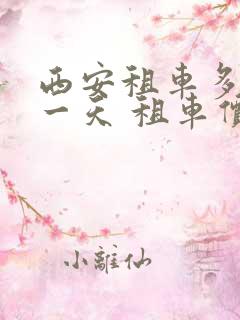 西安租车多少钱一天 租车价格明细