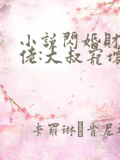 小说闪婚财阀大佬:大叔宠坏小娇妻全文
