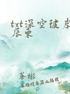 txt深空彼岸辰东