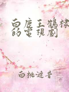 白鹿王鹤棣主演的电视剧