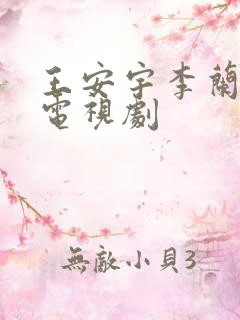 王安宇李兰迪的电视剧