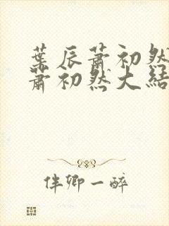 叶辰萧初然叶辰萧初然大结局