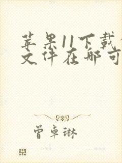 苹果11下载的文件在哪可以找到