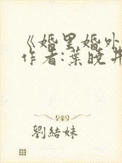 《婚里婚外》 作者:叶晓井
