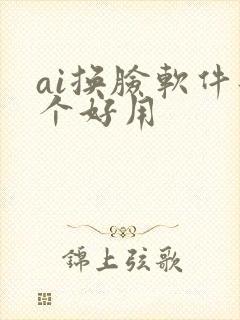 ai换脸软件那个好用
