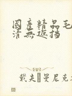 国产精品毛片高清无遮挡