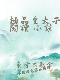 极品皇太子免费阅读 小说