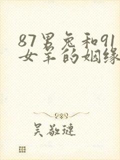 87男兔和91女羊的姻缘