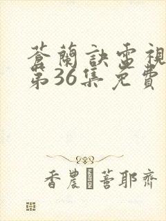 苍兰诀电视剧,第36集免费观看