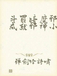 斗罗暗魔邪神虎成就邪神小说免费阅读