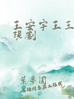 王安宇王玉雯电视剧