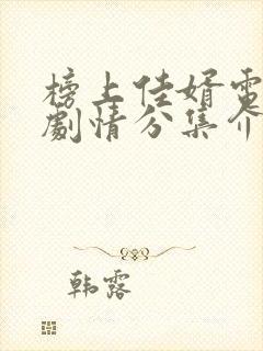 榜上佳婿电视剧剧情分集介绍