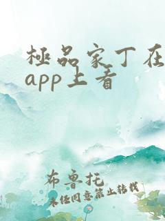 极品家丁在哪个app上看
