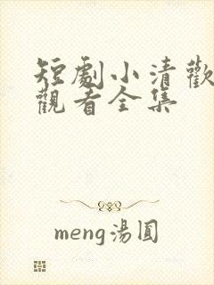 短剧小清欢免费观看全集