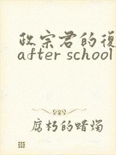 政宗君的复仇 after school