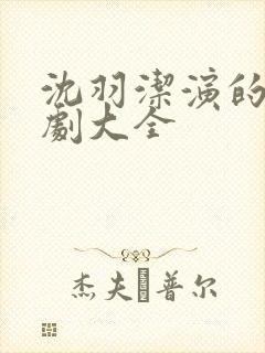 沈羽洁演的电视剧大全