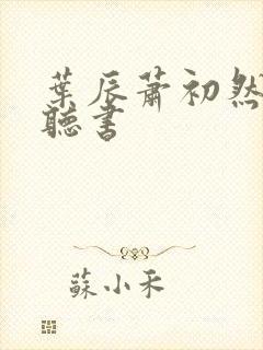 叶辰萧初然在线听书