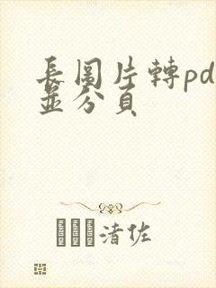 长图片转pdf并分页