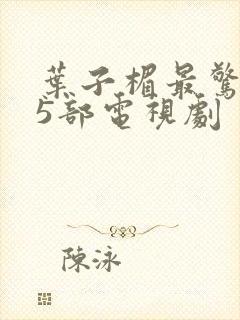 叶子楣最惊艳的5部电视剧