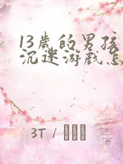 13岁的男孩子沉迷游戏怎么办呢