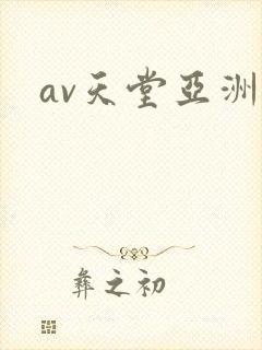 av天堂亚洲网