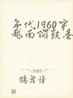 年代1960穿越南锣鼓巷小说笔趣阁