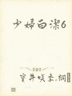 少妇白洁6