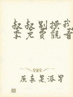 叔叔别撩我第二季免费观看