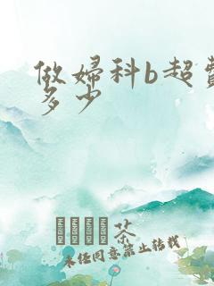 做妇科b超费用多少