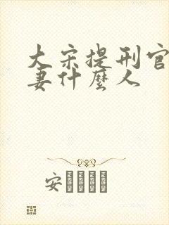 大宋提刑官袁捷妻什么人