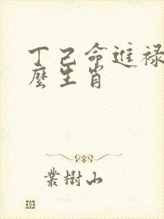 丁己命进禄是什么生肖