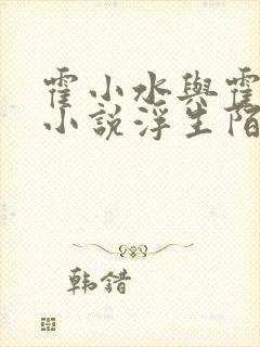 霍小水与霍泽的小说浮生陌小说