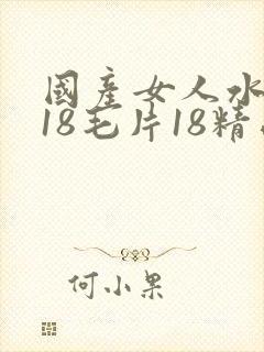 国产女人水真多18毛片18精品
