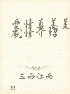 爱情真善美分集剧情介绍