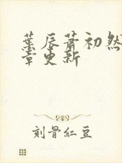 叶辰萧初然最新章更新