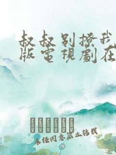 叔叔别撩我免费版电视剧在线观看