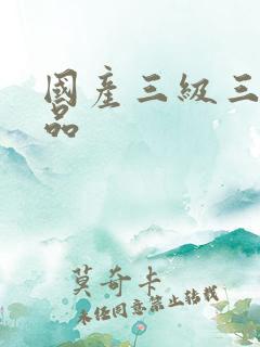 国产三级三级精品