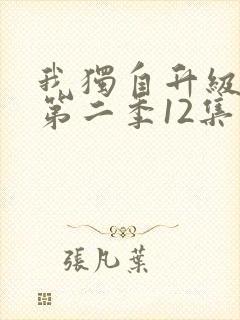 我独自升级动漫第二季12集