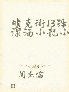 明克街13号纯洁滴小龙小说免费阅读完整版