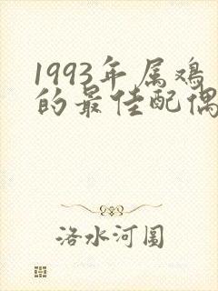 1993年属鸡的最佳配偶婚配